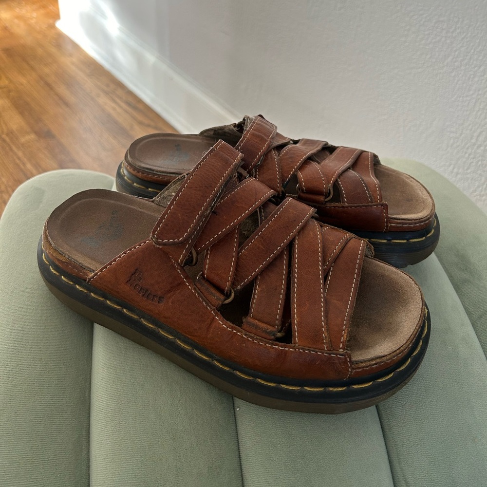 Dr. Martens Vintage Dune Leather Fisherman Sandals